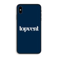 Topvent Navy: iPhone XS Max Biologisch afbreekbaar hoesje
