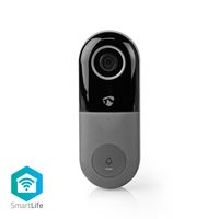 Nedis SmartLife Videodeurbel | Wi-Fi | Full HD 1080p | IP54 | 1 stuks - WIFICDP10GY WIFICDP10GY