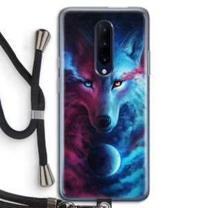 Where Light And Dark Meet: OnePlus 7 Pro Transparant Hoesje met koord