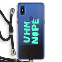 UHM, NOPE.: Xiaomi Mi Mix 3 Transparant Hoesje met koord