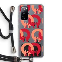 Dogs: Samsung Galaxy S20 FE / S20 FE 5G Transparant Hoesje met koord