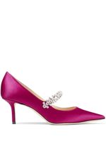 Jimmy Choo escarpins Bing 65 mm en satin - Rose - thumbnail