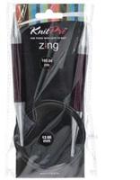 KnitPro Zing Rondbreinaalden 100cm 12,00 mm