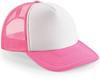 Beechfield CB645 Vintage Snapback Trucker Cap - Fluorescent Pink/White - One Size