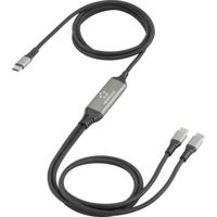 Renkforce USB-kabel USB 2.0 USB-C stekker 1.50 m Zwart RF-6721084