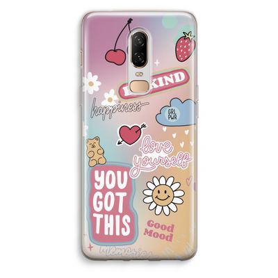 Positivity: OnePlus 6 Transparant Hoesje