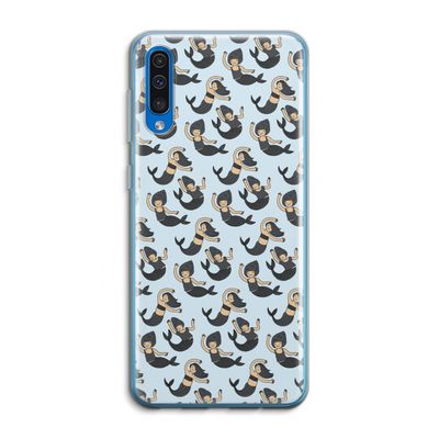 Zeemeermin: Samsung Galaxy A50 Transparant Hoesje