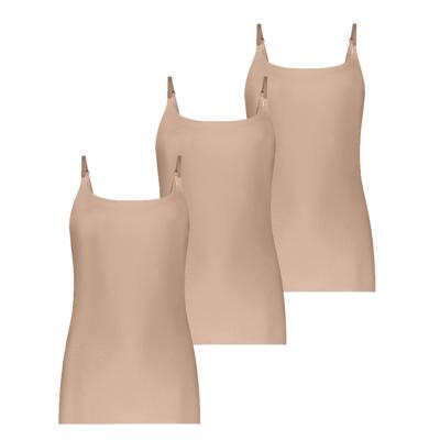 Ten Cate Secrets Spaghetti Top 3-pack Walnut-M