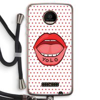Yolo Denise: Motorola Moto Z Force Transparant Hoesje met koord