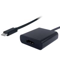 Value 12.99.3211 USB-C-displaykabel USB-C / HDMI Adapterkabel USB-C stekker, HDMI-A-bus 0.10 m Zwart - thumbnail