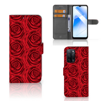 OPPO A16/A16s/A54s Hoesje Red Roses