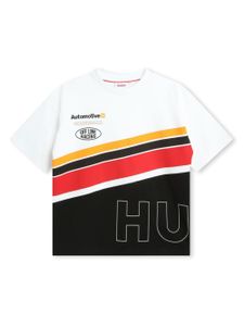 HUGO KIDS t-shirt en coton à logo imprimé - Blanc