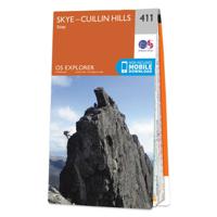 Wandelkaart - Topografische kaart 411 OS Explorer Map Skye, Cuillin Hi