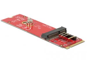 Delock 63343 Converter M.2 Key M male > M.2 Key E-sleuf voor USB- en PCIe-modules