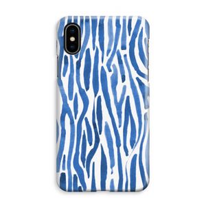 Blauwe nerven: iPhone XS Max Volledig Geprint Hoesje