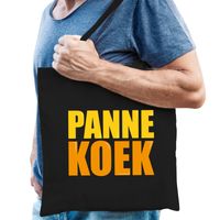 Pannekoek cadeau tas zwart voor heren