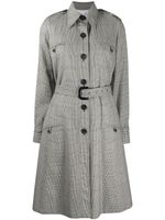 Christian Dior Pre-Owned trench à carreaux - Gris - thumbnail