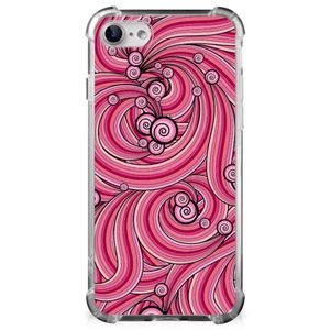 iPhone SE 2022/2020 | iPhone 8/7 Back Cover Swirl Pink