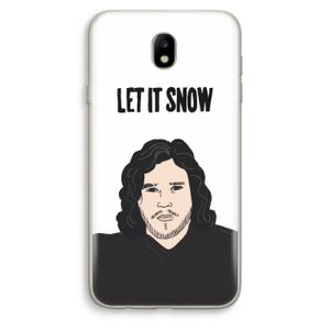 Let It Snow: Samsung Galaxy J7 (2017) Transparant Hoesje