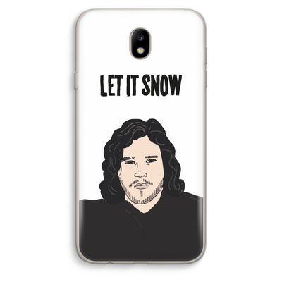 Let It Snow: Samsung Galaxy J7 (2017) Transparant Hoesje