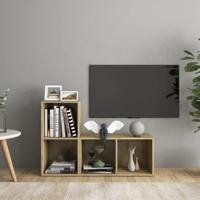 Tv-meubelen 2 st 72x35x36,5 cm bewerkt hout sonoma eikenkleurig