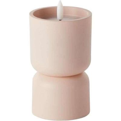 Buitentafellamp - BRILLIANT - LOVERE - Kaarsvorm - Kunststof - 3 W - Beige en lichtbruin