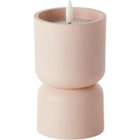 Buitentafellamp - BRILLIANT - LOVERE - Kaarsvorm - Kunststof - 3 W - Beige en lichtbruin