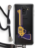 Pew Pew Pew: Samsung Galaxy J8 (2018) Transparant Hoesje met koord Pew Pew Pew: Samsung Galaxy J8 (2018) Transparant Hoesje met koord