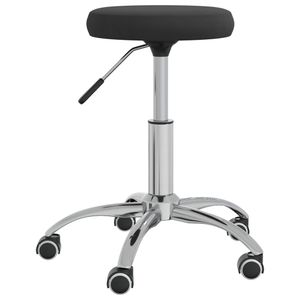 VidaXL Massagekruk fluweel zwart