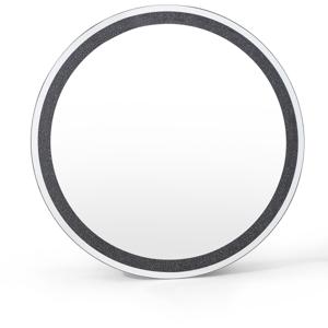 Spiegel - Trion Asse - Decoratieve Spiegel - Rond - 80cm - Zwart - Spiegelglas