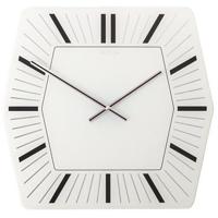 NeXtime klok 8128wi hexagon, 43x43 cm, wall, white