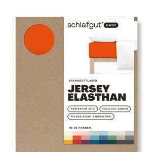 Schlafgut Schlafgut EASY Jersey Elasthan Hoeslaken S - 90x190 - 100x220 269 Red Mid