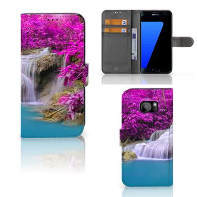 Samsung Galaxy S7 Edge | Flip Cover | Waterval | Portemonnee hoesje