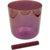 Sela Infinity Crystal Singing Bowl 432 Hz B4 Purple klankschaal