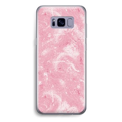 Abstract Painting Pink: Samsung Galaxy S8 Plus Transparant Hoesje