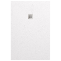 Doucheplaat Smart Slate Nieve 90x120cm