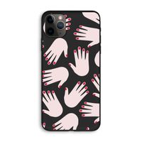 Hands pink: iPhone 11 Pro Max Biologisch afbreekbaar hoesje