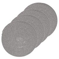 Tafel placemat/onderlegger - rond - navy blauw - katoen - 38 cm - Ontbijt/lunch/diner placemats Tafel placemat/onderlegger - rond - navy blauw - katoen - 38 cm - Ontbijt/lunch/diner placemats