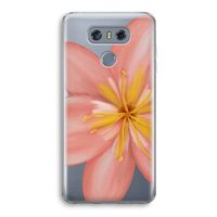 Pink Ellila Flower: LG G6 Transparant Hoesje