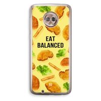 Eat Balanced: Motorola Moto G6 Transparant Hoesje