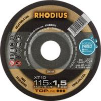 Rhodius 206164 Doorslijpschijf recht 115 mm 1 stuk(s) RVS, Staal