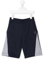 Lanvin Enfant short colour block - Bleu