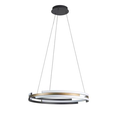 Highlight HanglampOrion zwart met koper brons Ø 60cm - H5531.01