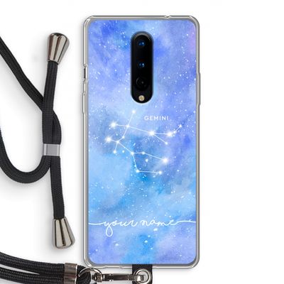 Sterrenbeeld - Licht: OnePlus 8 Transparant Hoesje met koord