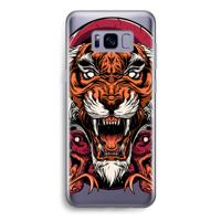 Tiger and Rattlesnakes: Samsung Galaxy S8 Transparant Hoesje