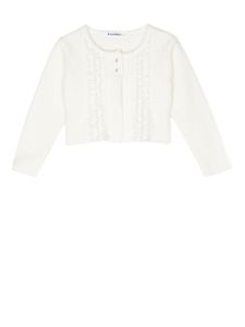 familiar cardigan à volants - Blanc