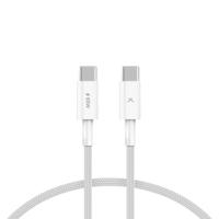 USB-kabel KSIX Wit 1 m