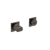 Intersteel WC slot minimalistisch zelfklevend vierkant rozet antraciet grijs Intersteel WC slot minimalistisch zelfklevend vierkant rozet antraciet grijs