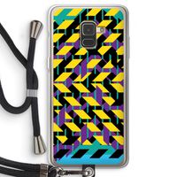 Skew Bee 3: Samsung Galaxy A8 (2018) Transparant Hoesje met koord