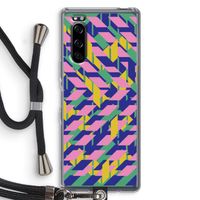 Skew Blush 1: Sony Xperia 5 Transparant Hoesje met koord